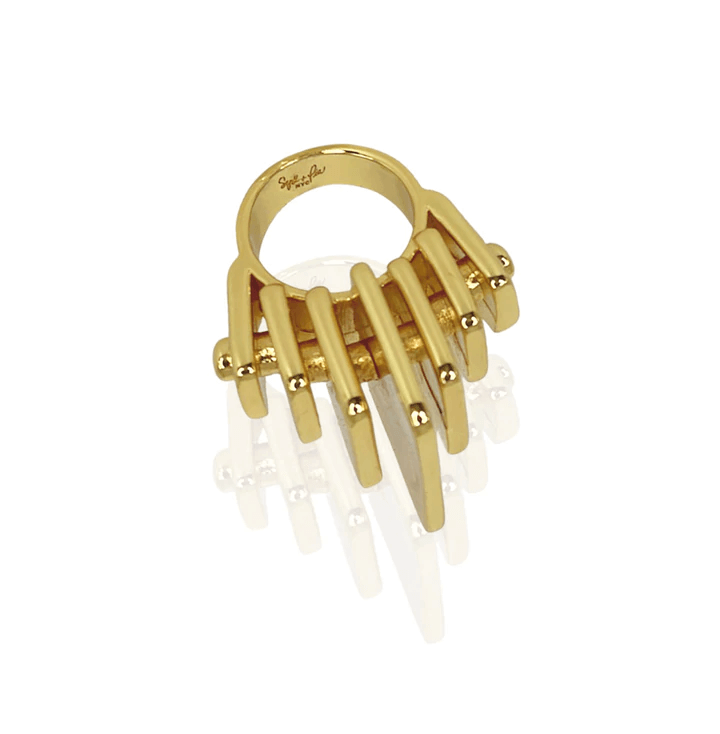 Achilleas Skyscraper Statement Ring