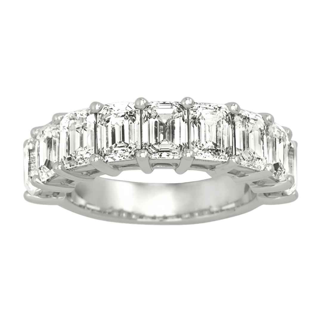 emerald-cut-diamond-band