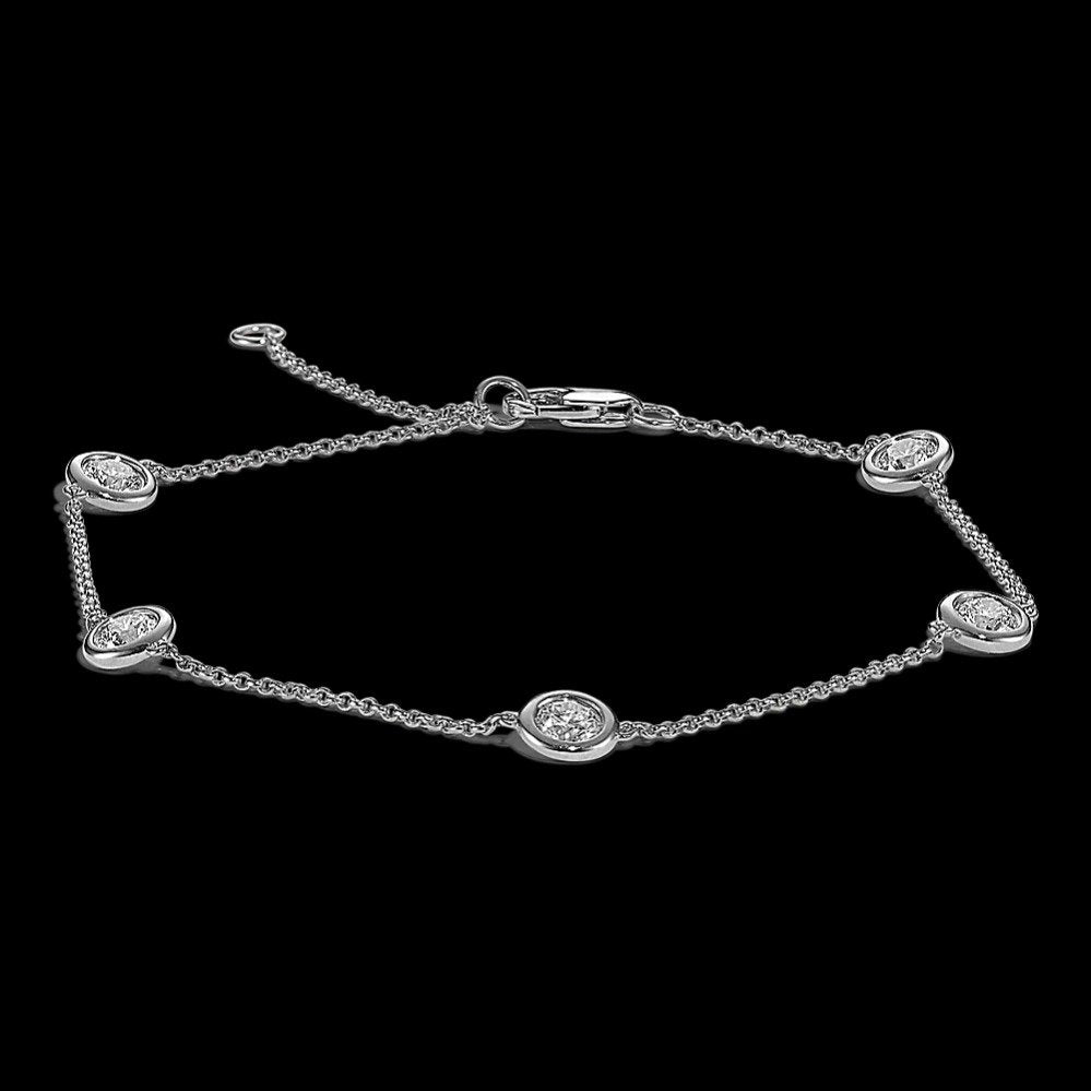 bezel-set-diamond-station-bracelet