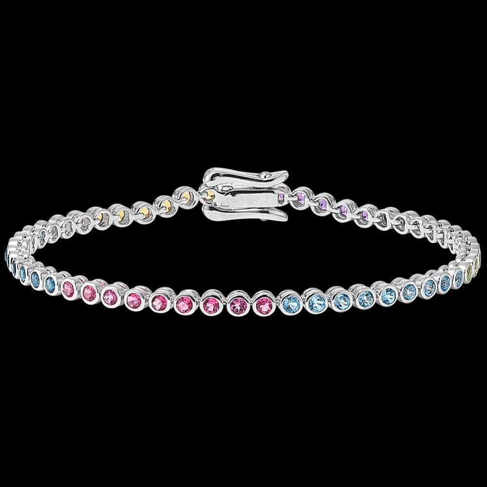 colorful-gemstone-tennis-bracelet