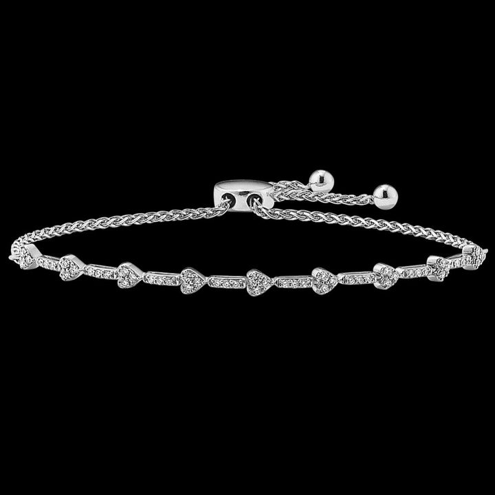 diamond-cluster-heart-bolo-bracelet