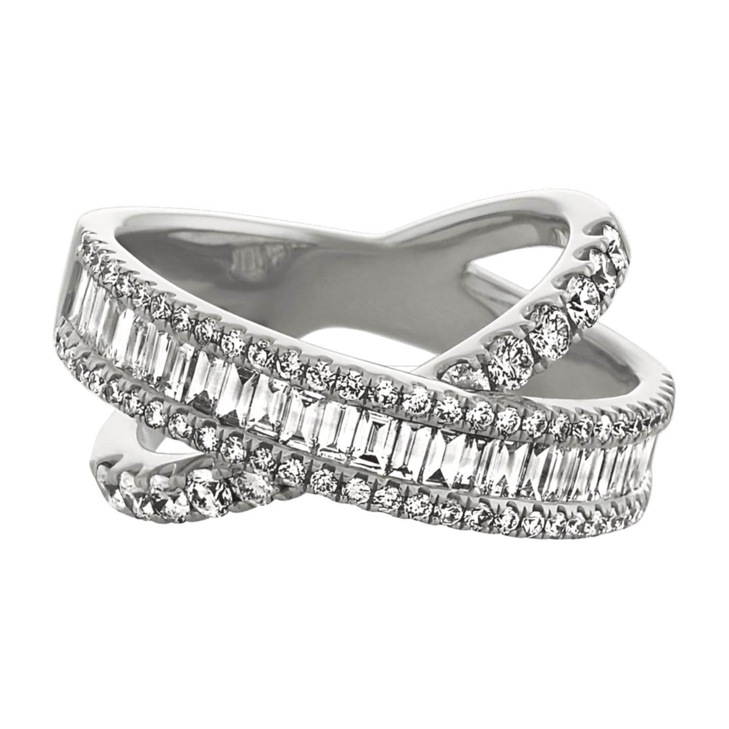 baguette-and-round-diamond-crossover-ring