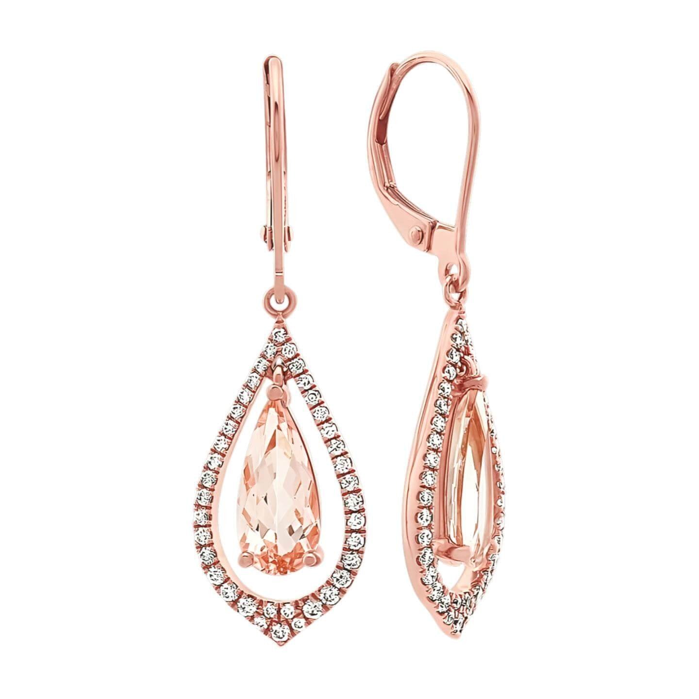 morganite-diamond-dangle-earrings