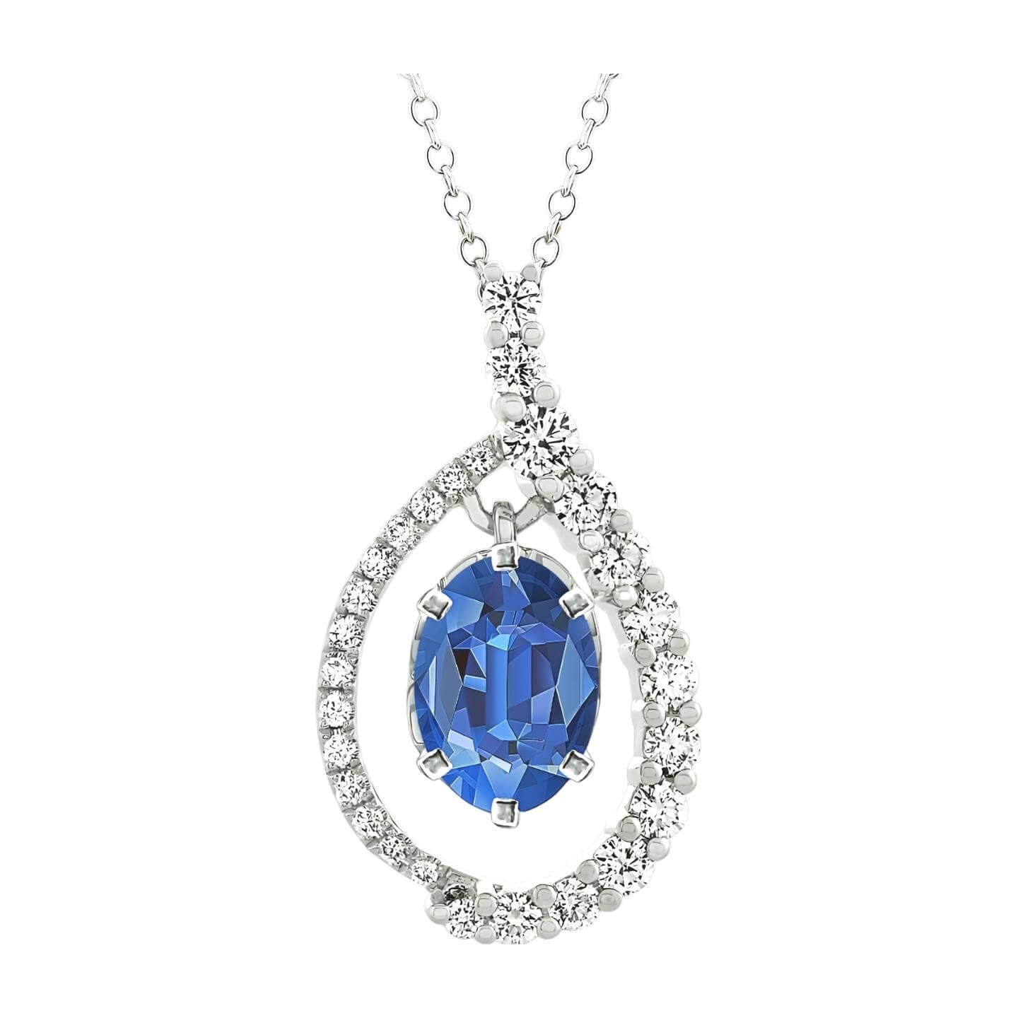 traditional-natural-sapphire-necklace-in-white-gold