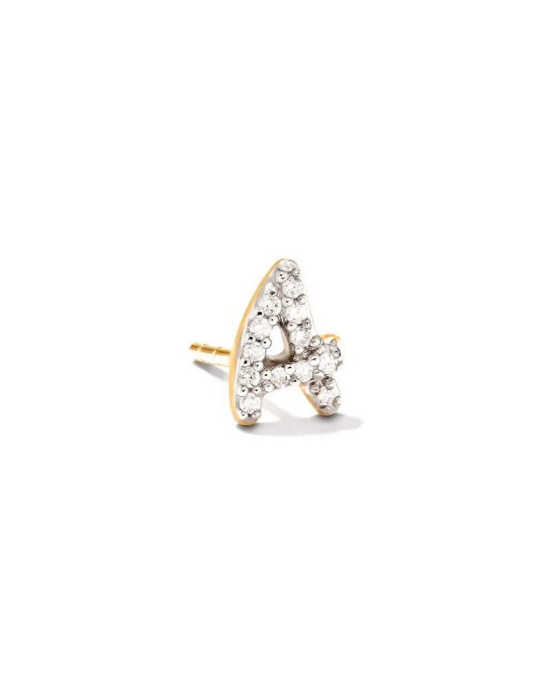 letter-single-stud-earring-s