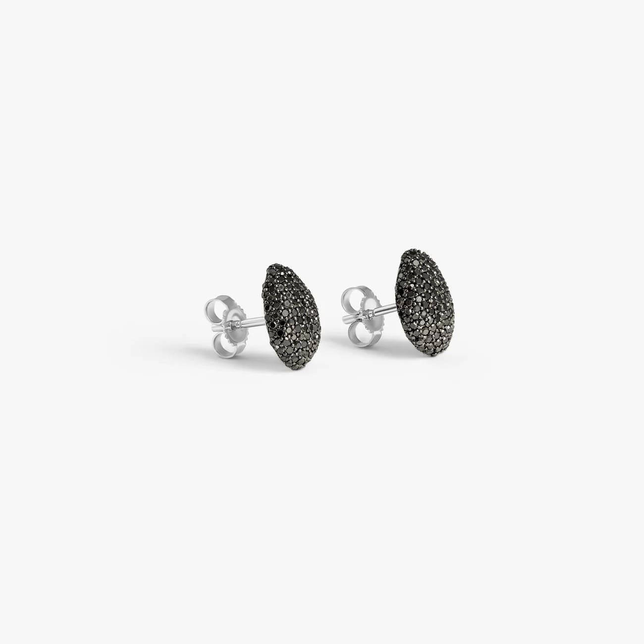 pebble-black-diamond-stud-earrings