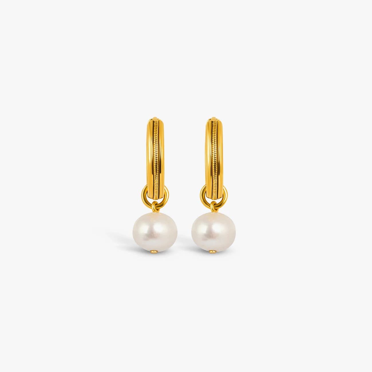 snake-chain-earrings-with-white-pearl