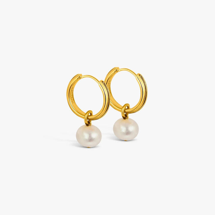 snake-chain-earrings-with-white-pearl