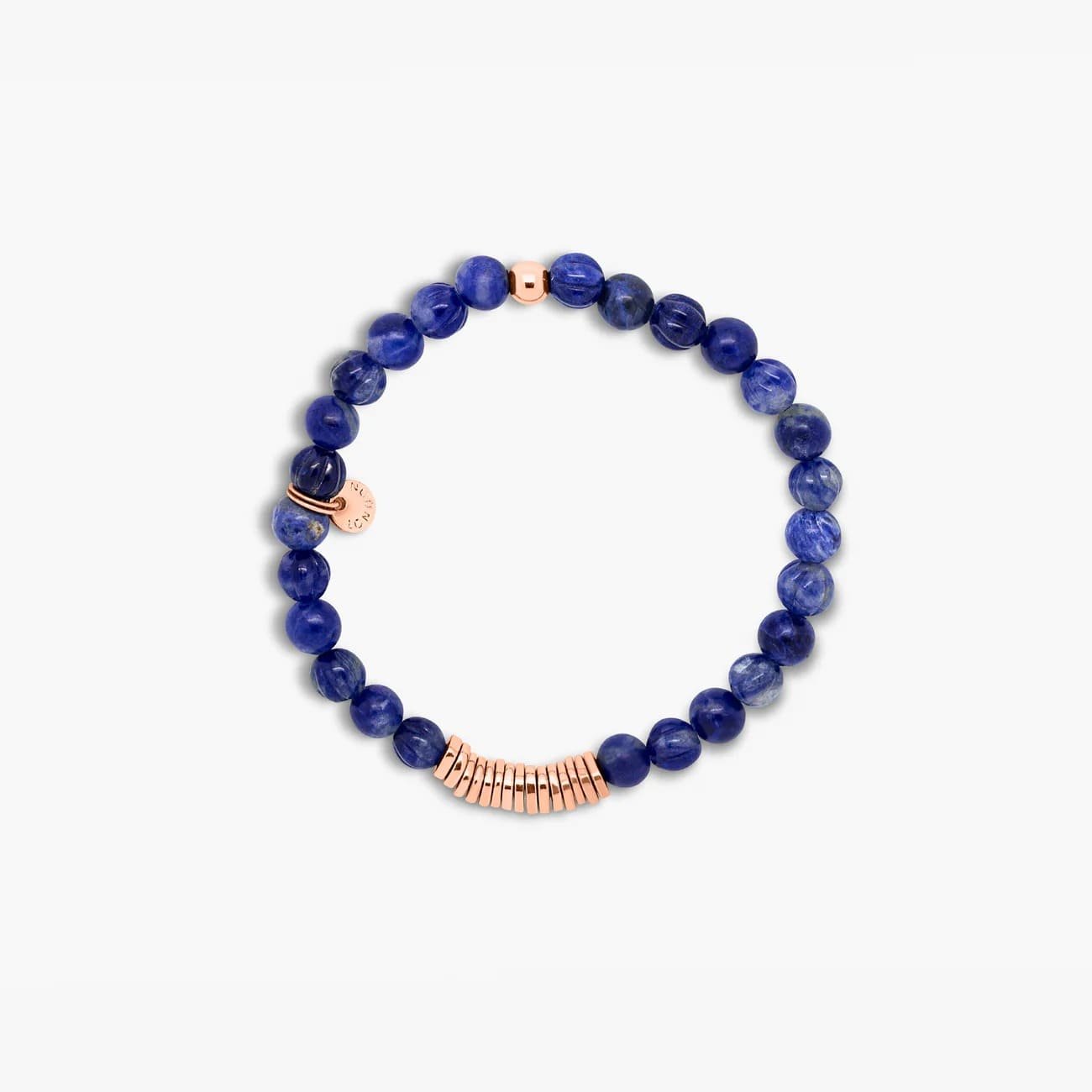 round-discs-sodalite-beaded-bracelet