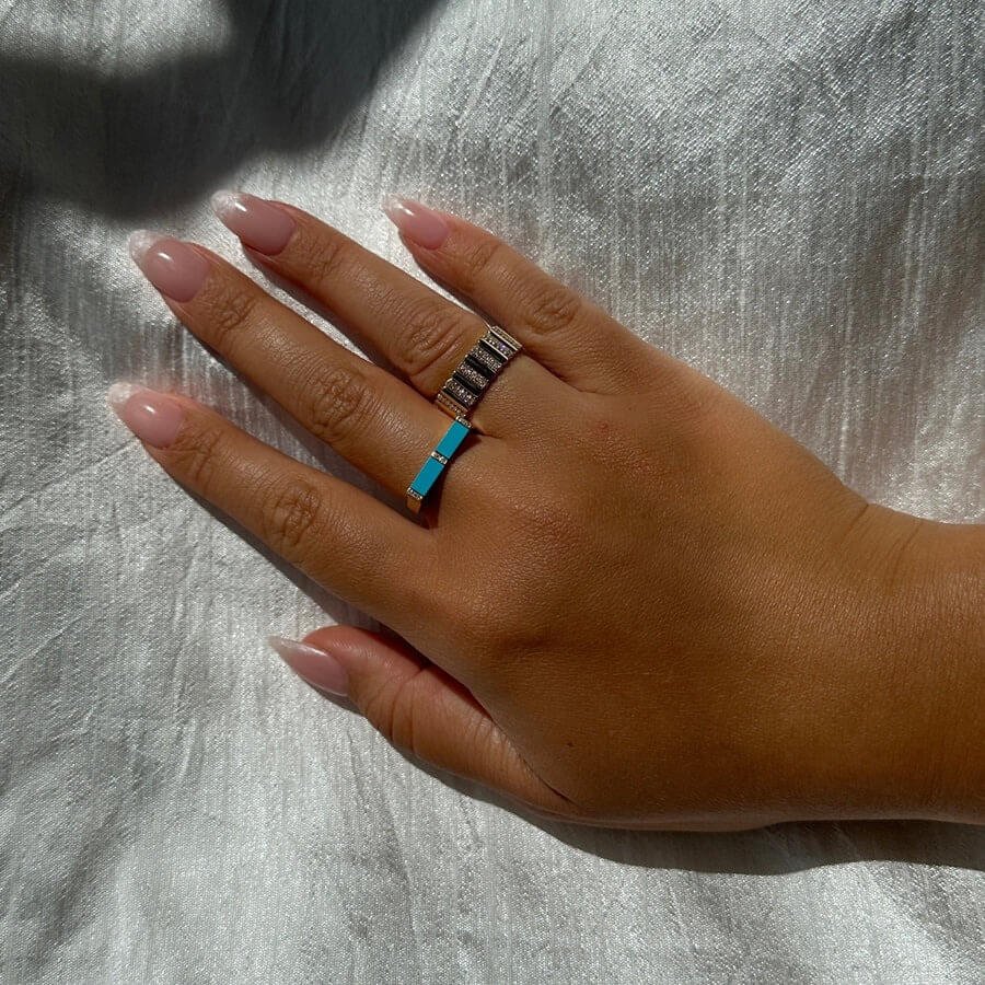 gold-spaced-diamond-rectangle-turquoise-ring