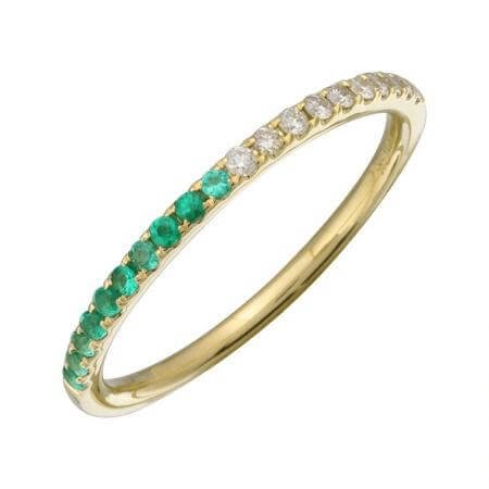 gold-half-diamond-emerald-ring