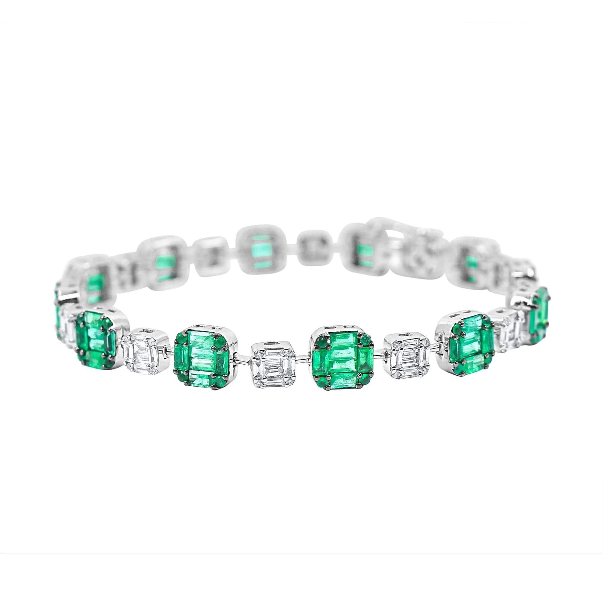 gold-diamond-emerald-baguette-illusion-tennis-bracelet