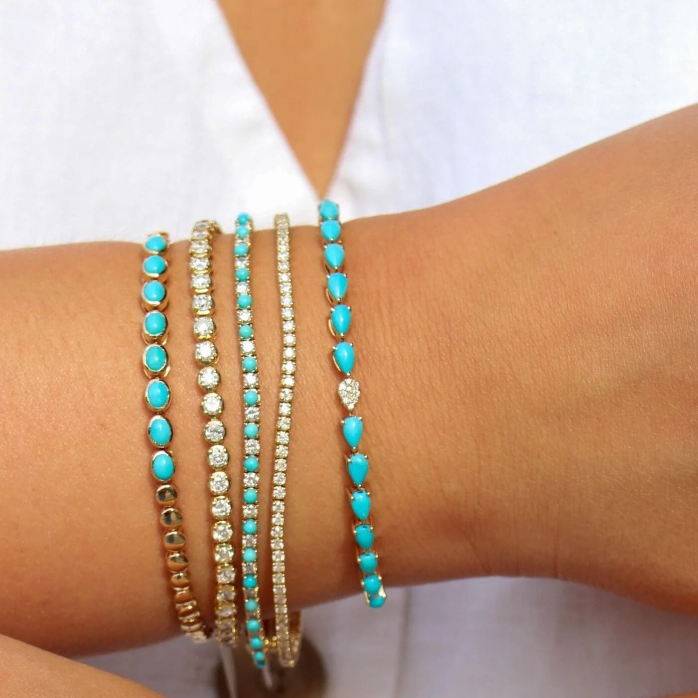 gold-diamond-turquoise-tennis-bracelet