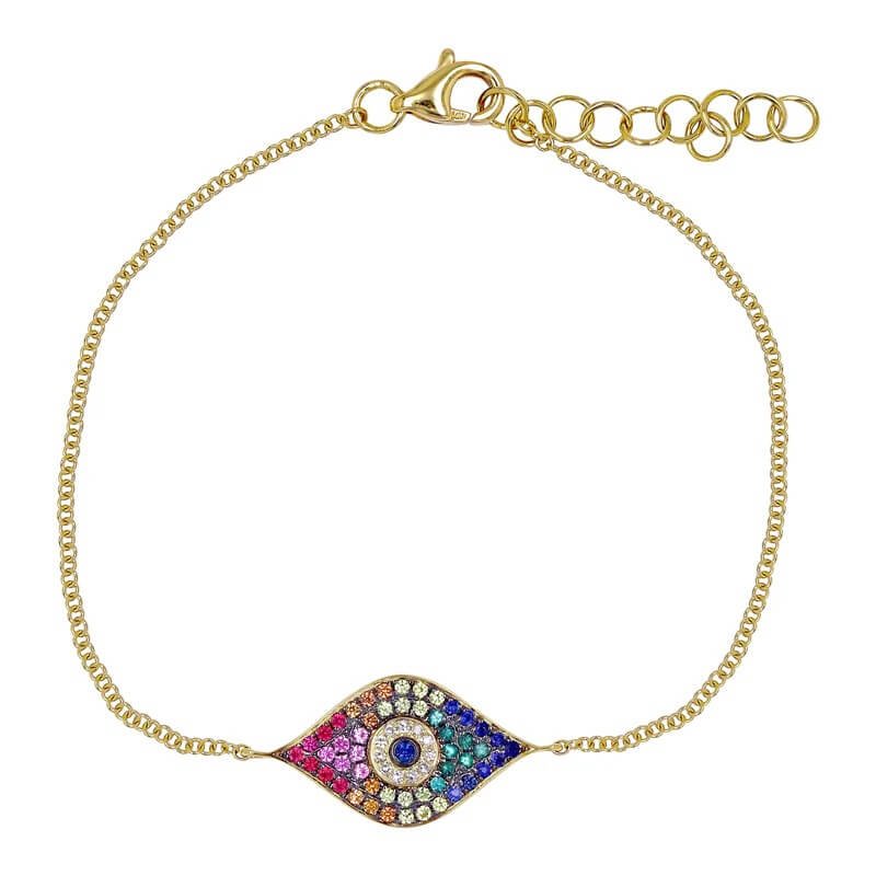 gold-diamond-evil-eye-multi-sapphire-bracelet