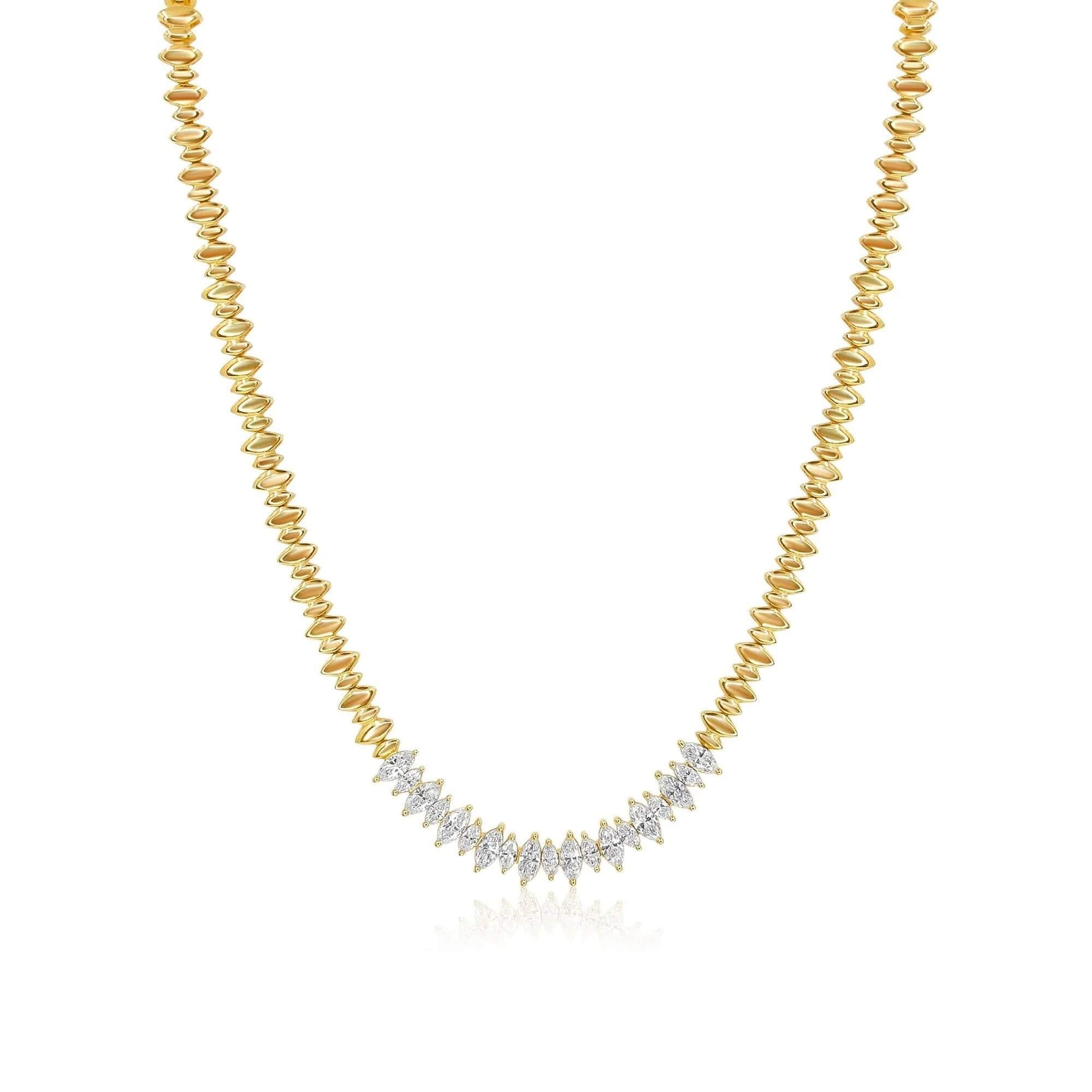 gold-multi-marquise-diamond-necklace