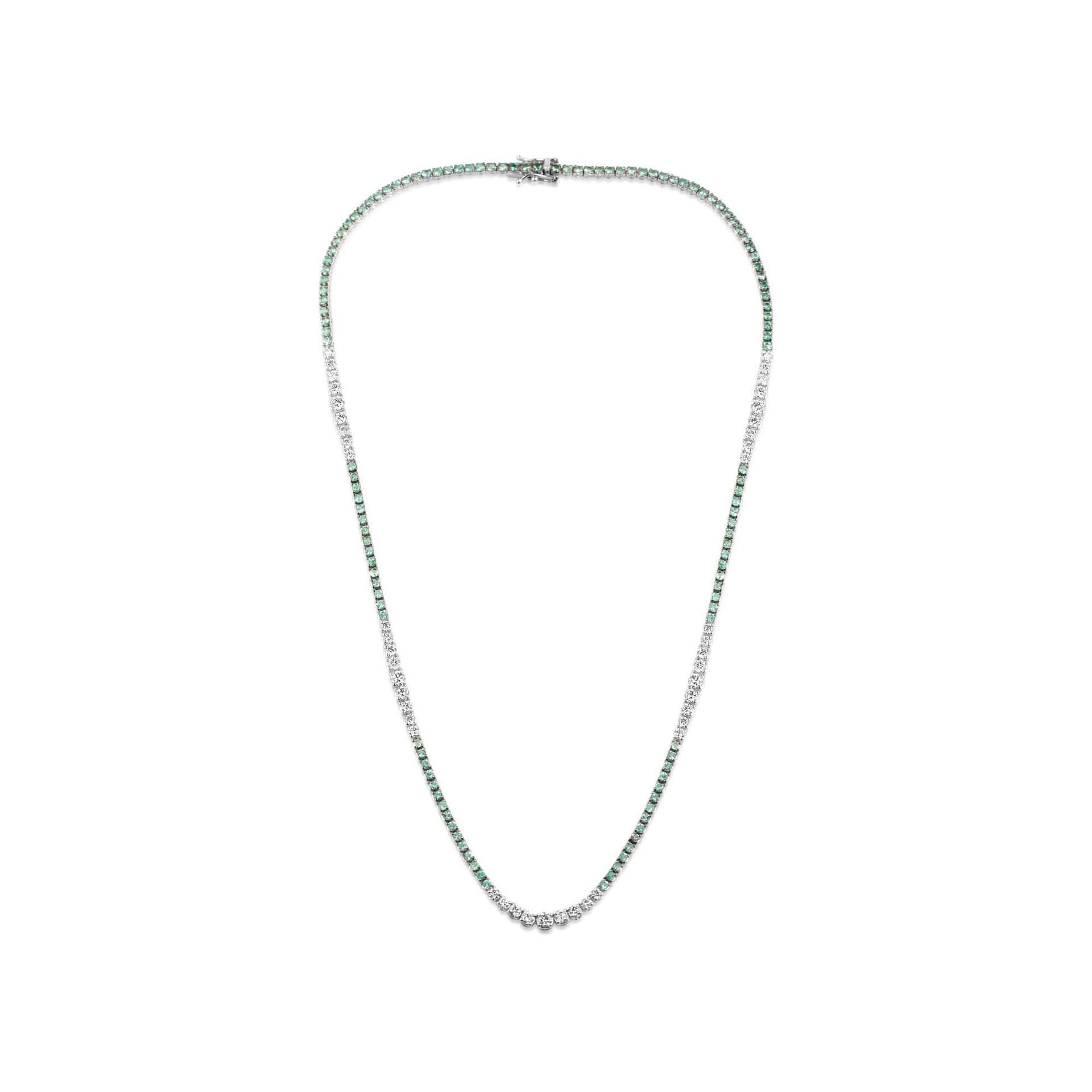 gold-diamond-emerald-tennis-necklace