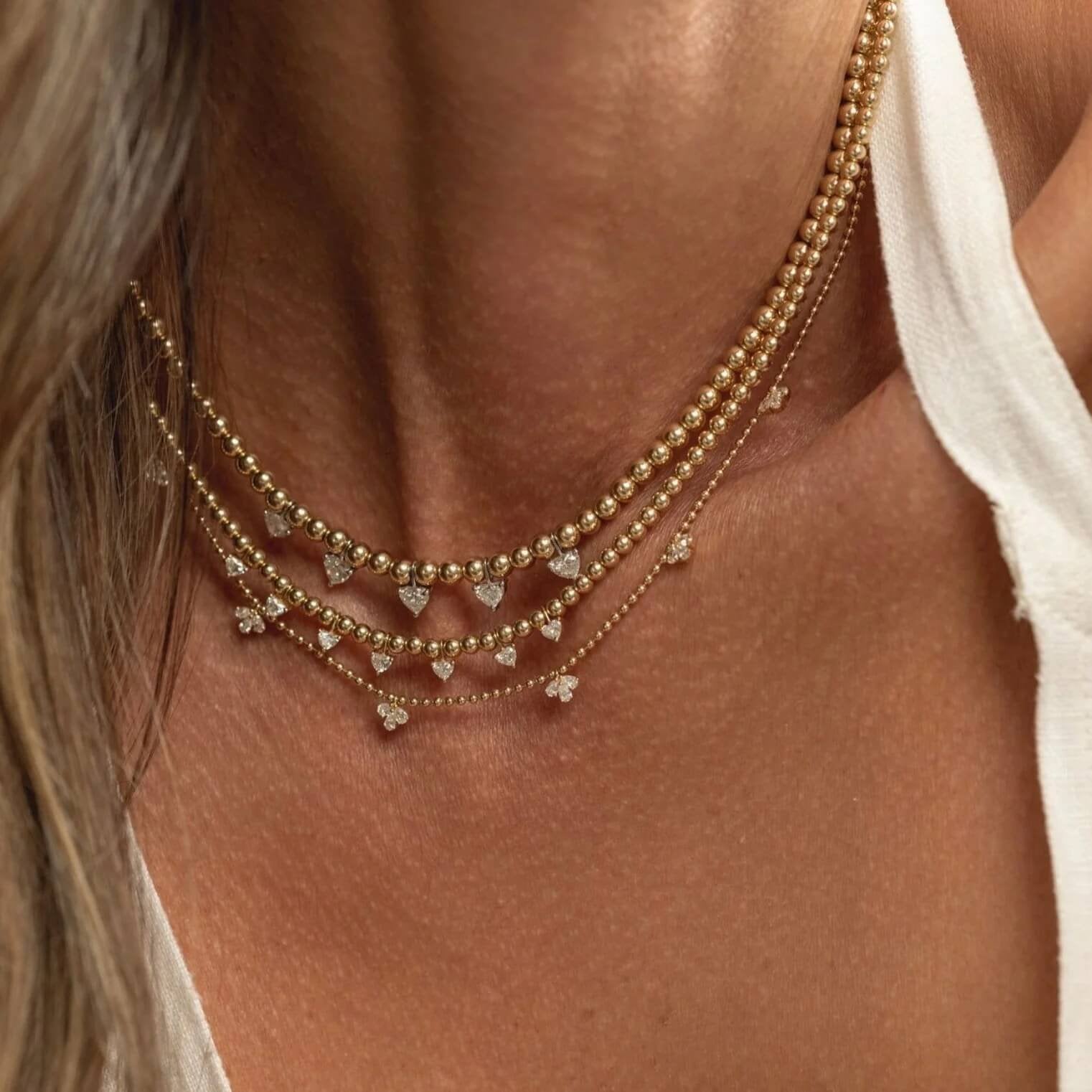 gold-medium-heart-diamond-ball-necklace