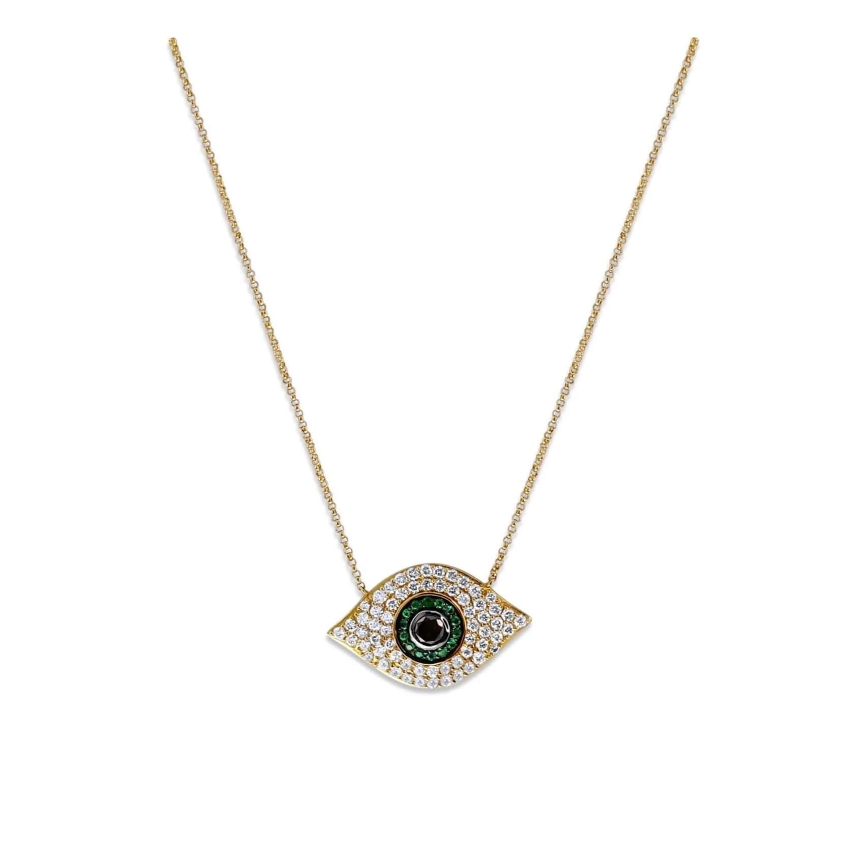 gold-pave-black-diamond-emerald-evil-eye-necklace