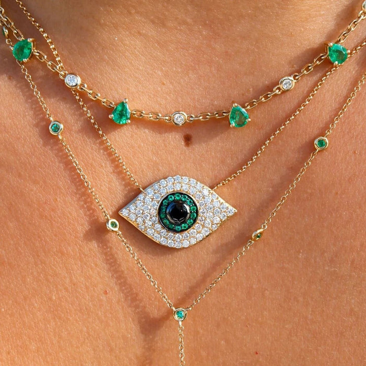 gold-pave-black-diamond-emerald-evil-eye-necklace