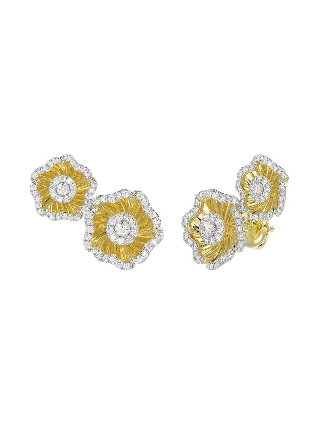 halo-flower-yellow-gold-earrings