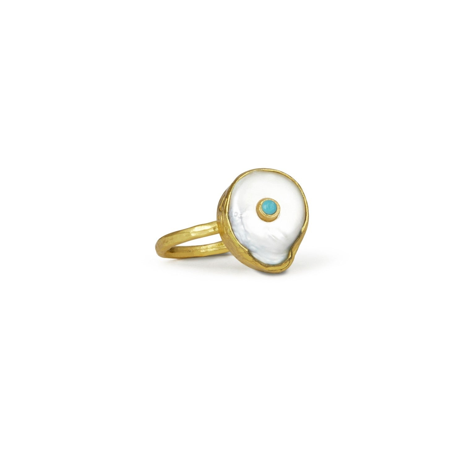 Amalfi Pearl Cocktail Ring